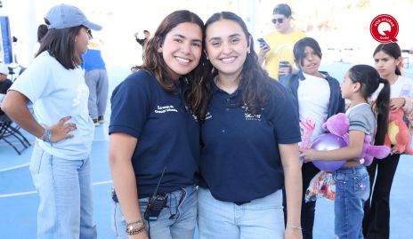  Mariana y Ximena, organizadoras del Evento.