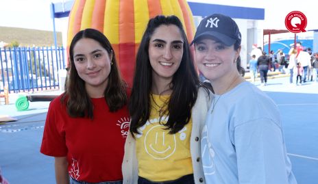  Vero Varela, Montse Araiza y Daniela Hinojosa.