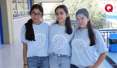  Mayte Ramírez, Isabela Martínez y Fernanda Díaz.