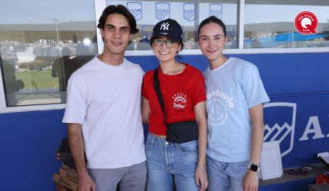  Diego Medina, Isabela Landeros y Diana Villaseñor.