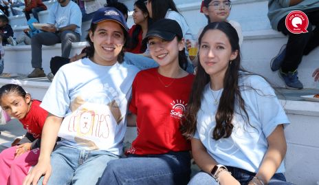  Noé Escudero, Valeria Medina y Rocío Briones.