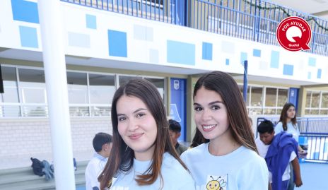  Melanie Pérez y Mariana García.