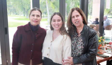 Mercedes García, Ana Lucía Esparza y Claudia Nava.