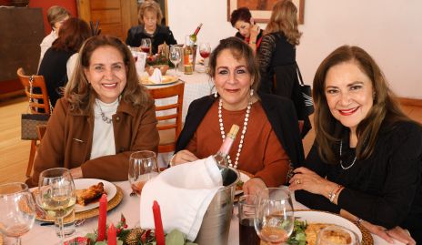  Martha Acevedo, Lila González y Gladis Castellanos.