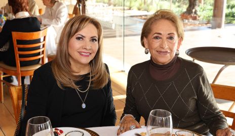  Rocío de Romo y María del Carmen Morales.