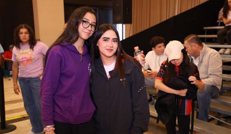  Samantha Hernández y Allison de León.