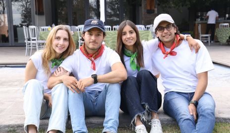  Marcia García, Ale Stevens, Xime Stevens y Rafa Alonso.