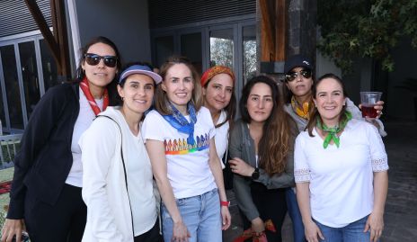  Isabel Elizondo, Yolanda Pérez, Malena Zardain, Mariana Calvillo, Lorena Ortiz, Ana Elena Meade y Ariadni Stavros.