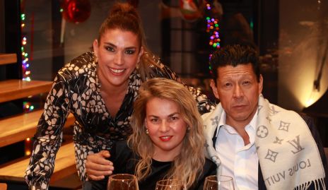  Alejandra Jiménez, Monse Torres y Gabriel Zárate.