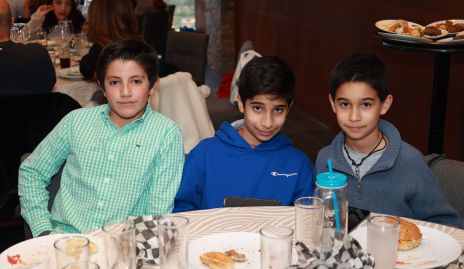  Guillermo Barragán, Santiago Galarza y Gonzalo Galarza.