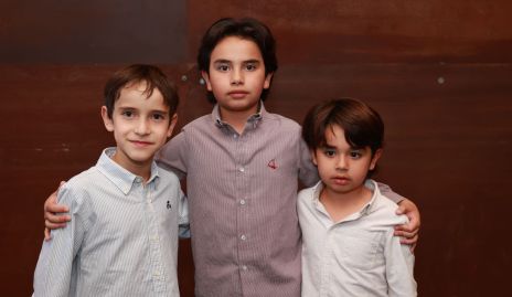  Thiago, Juanqui y Franco.