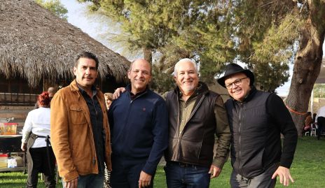  Alejandro Ascanio, Roberto, Guillermo Báez y Memo Pizzuto.