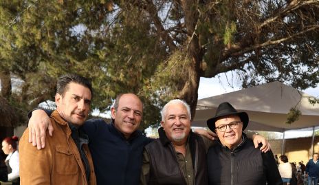  Alejandro Ascanio, Roberto, Guillermo Báez y Memo Pizzuto.