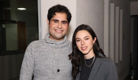 Rodrigo Lozano y Mariana Navarro.