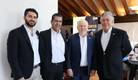  René Padilla Córdova, Carlos Madrigal, René Padilla Palacios y Sergio Palafox.