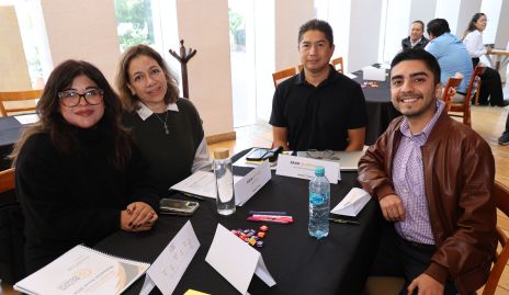  Patricia Peralta, Katya Zúñiga, David Hernández y Antonio Zúñiga.
