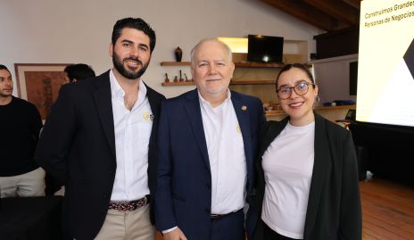  René Padilla Córdova, René Padilla Palacios y Nuria Ledezma.