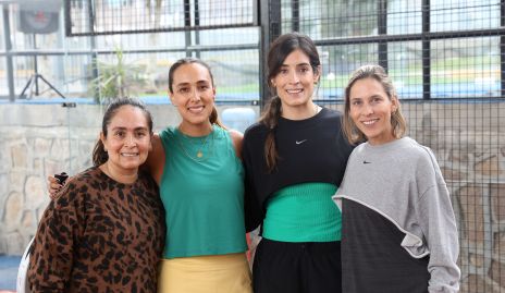 Cristina Torres, Bárbara Mercado,Fernanda Torres y Begoña Martínez.