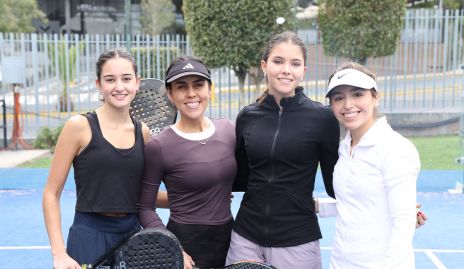   Natalia Michel, Alejandra Valle, Regina Zermeño y Marijó Orduña.