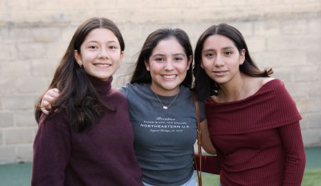  Nicole Gómez, Alexa Esparza y Natalia Gutiérrez.