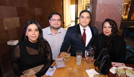  Caro Zárate, Luis Enrique Acosta, Raúl Díaz y Johana del Ángel.