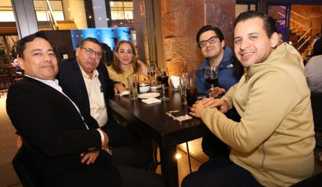  Óscar Rivera, Maques Cano, Mancera Cornejo, Freder Sandoval y Miguel Estolano.