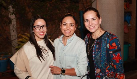  Ale Alonso, Lucía Sánchez y Cristina Castañares.