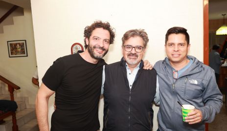  Karim Zarur, Jorge Lozano y Enrique Garza.