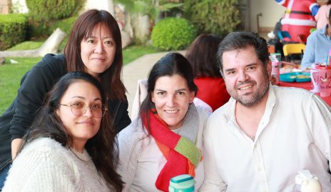  Kaori Kushita, Yohana Ibañez, Virgina Martínez y Eric Castilla.
