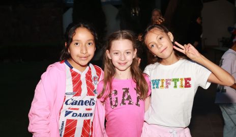  Bárbara, Isabela y Ximena.