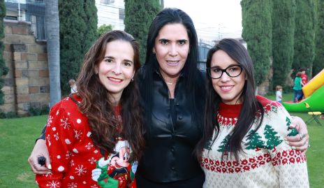 Cristina Castañares, Mati Rojo y Ale Alonso.