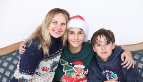 Leila Ort, Mateo Silva y Eduardo Guevara.