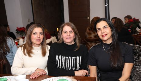  Karla Sarquis, Laura Abud y Mely Mahbub.