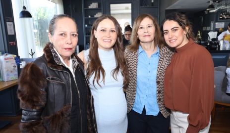 Marcela Suárez, Fátima Castro, Miriam Menchaca y Marcela Zapata.