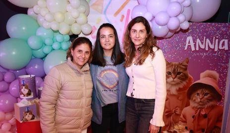  Maricarmen Aldrete, Mariana Meade y Susana de la Fuente.