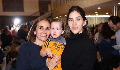  Elsa Villalba, Luca Aguirre y Elsa Santoyo.