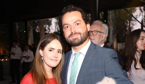 Paulina Aldrett y Carlos González.