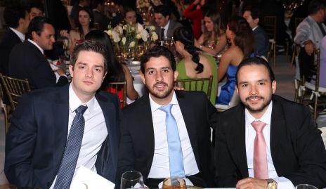 Alejandro Torres, Max Gómez y Pablo Chávez.