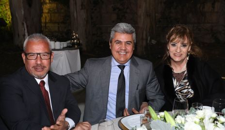  Manuel González, Alejandro Navarro y Ana Mary Lorca.