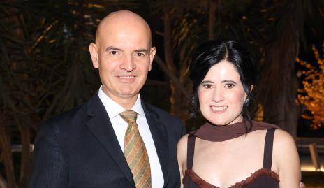 Héctor Navarro y Martha Aldrett.