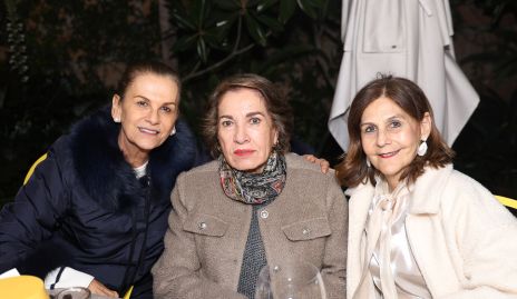  Raquel Eichelmann, Socko Ortiz y Luchi Castelo.