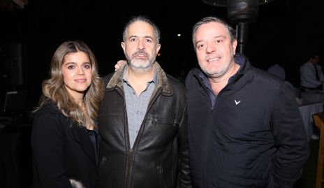  Yezmín Sarquis, David Castro y Héctor Morales.