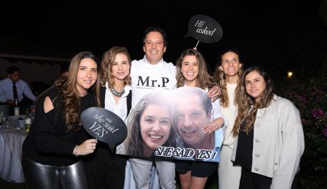  Blanca Cantú, Montse Martell, Jorge Morales, Sofía López, Geor Ramos y Gaby Franco.