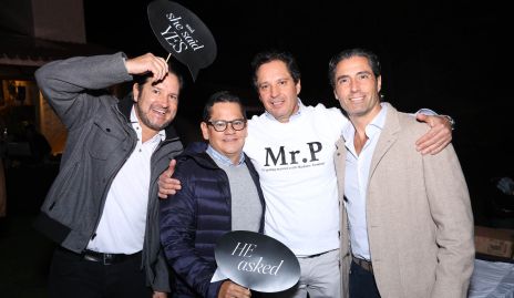  Héctor Vázquez, Checo Quibrera, Jorge Morales y Rafael Lebrija.