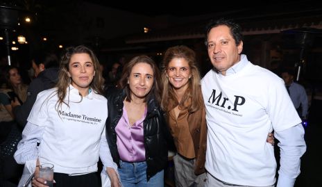  Sofía López, María José Abaroa, Lourdes López y Jorge Morales.
