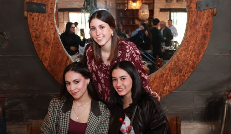  Paula de la Rosa, Sofi Flores y Alexa Meade.