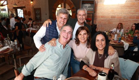  Galo Galván, Juan Manuel Piñero, Andrés Bárcena, Montse Abella y Marcela de la Maza.