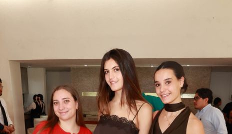  Montse Mireles, Sofía Diez y Ximena Diez.