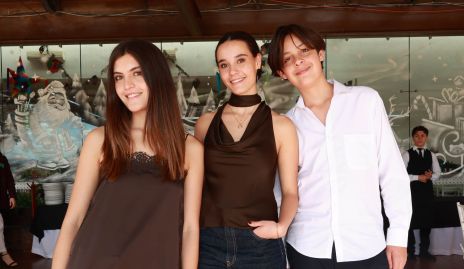  Sofía, Ximena y Juan Carlos Diez.