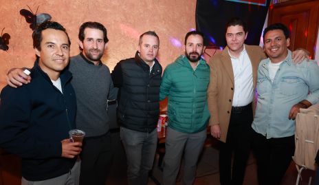  Luis de la Rosa, Santiago López, Lalo Zermeño, Ricardo Berrones, Alexander Becker y Edgar Garduño.